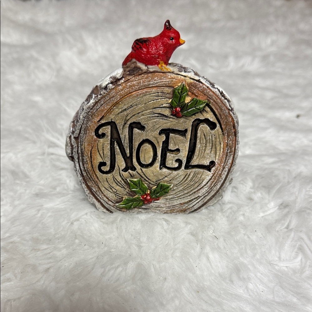 Cute little resin, Noel, tabletop decor, or fireplace